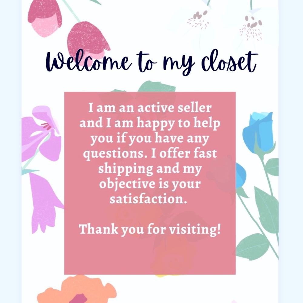 Welcome to my closet!